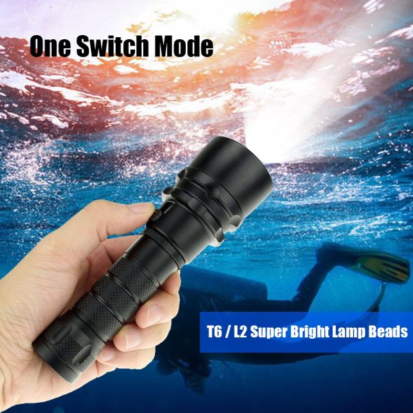 The Omega Diving LED Flashlight - Waterproof 100M - Image 3